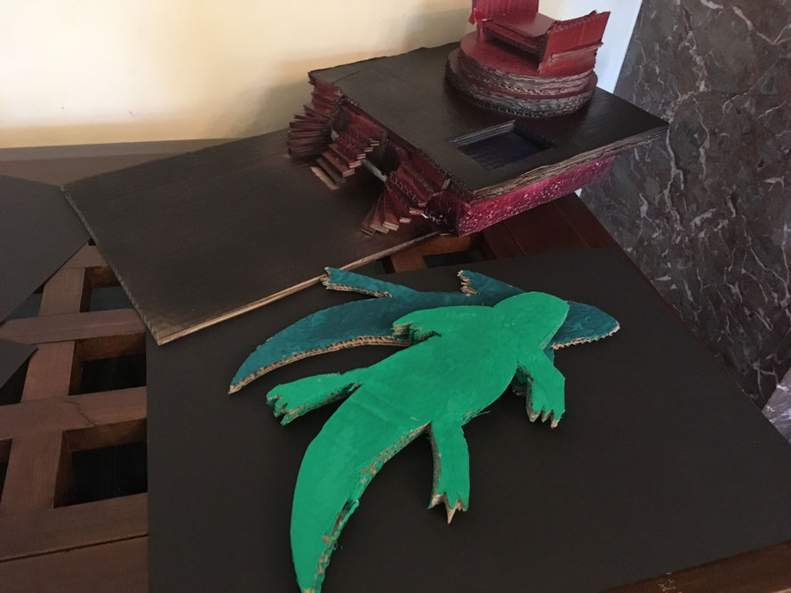 Getting effectiveness in creating lezards, inspired by the book "lily, Ben and Omid" in a Swiss home for children with special needs