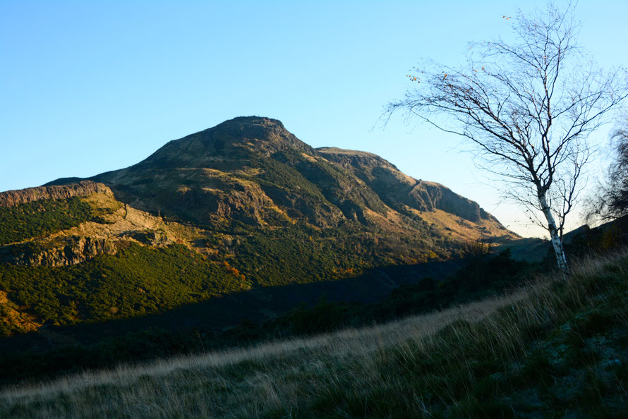 Back view of Arthur's Seat from the north.