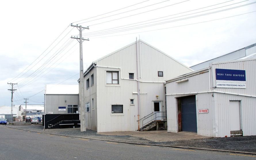 The Ngai Tahu Seafood Lobster Processing Facility at Bluff. It is  part of Ngai Tahu Holdings Corp, established after the Waitangi Tribunal settlement