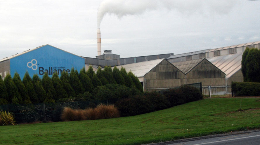 Ballance Agri-Nutrients Plant. Ballance sold 1.33m tonnes of fertiliser in 2013. 