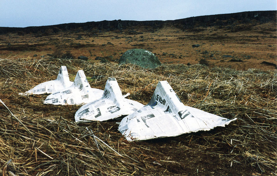 Hut Divided on Stanage Moor