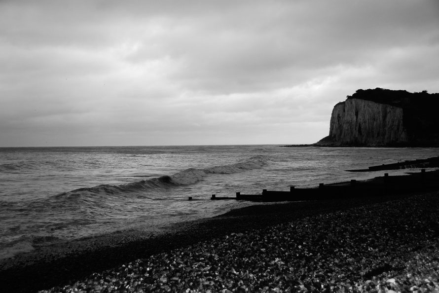 Reverse swell on the north-westerly gale. St Margaret's Bay, November 21 2015. 