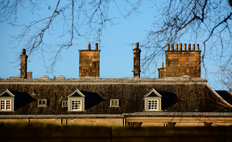 Hollyrood Palace windows.