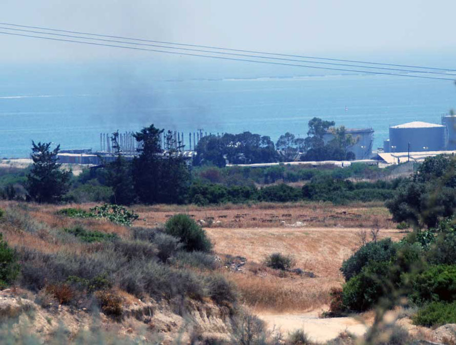 Diesel fumes from the banks of 870-plus generators being used to plug part of the gap in electricity supplies after the Vassiliko explosion