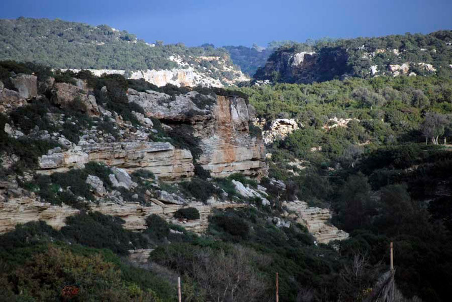 Looking towards Akamas Gorge