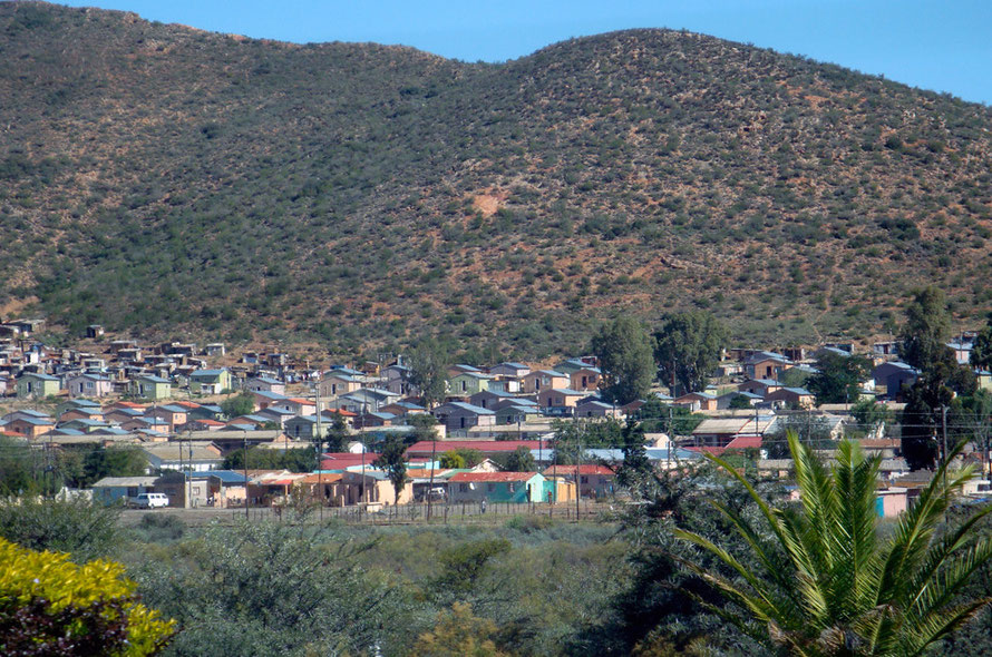 Nkqubela township, outside Robinson- the fourth poorest township in the Western Cape.(c) Peg Murray-Evans