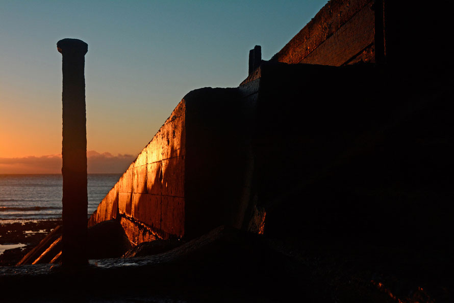 The old breakwater, St Margaret's Bay, 12th January 2016.