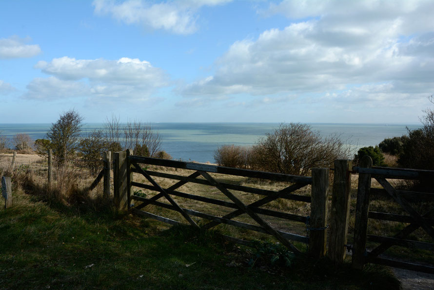 Gate at Windmill Down, South Foreland. 