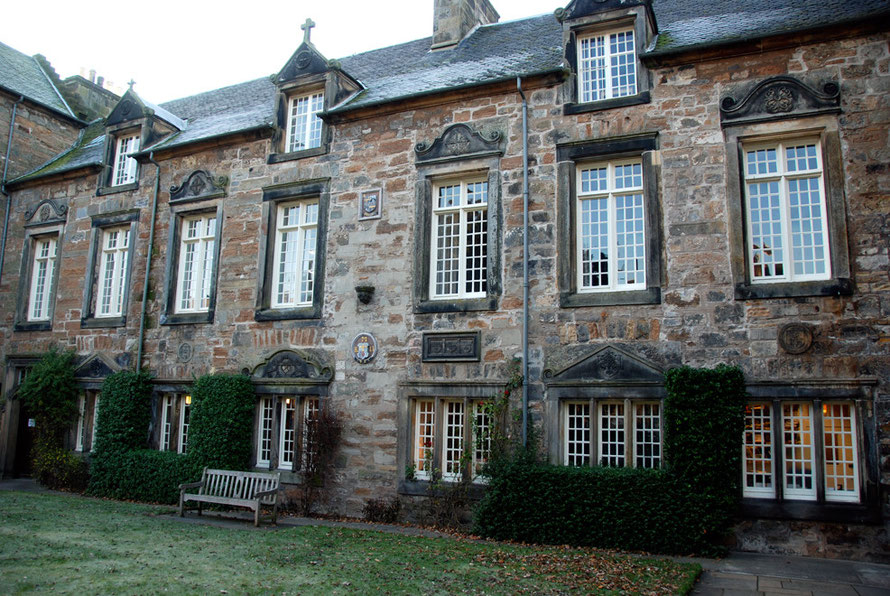 Madras College in St Andrews, Scotland on a freezing cold day in December 2007.  - attended by Walter Traill in the second half of the 19th century and 'The Principal' (my partner) in the 1980s. This 