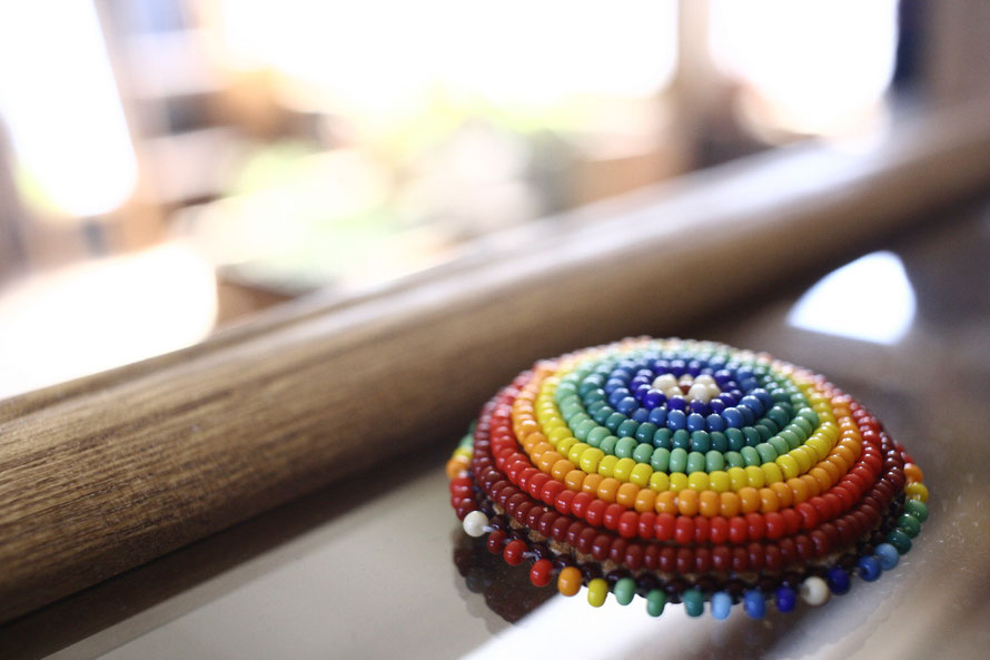 RAINBOWのBEAD CONCHO画像。