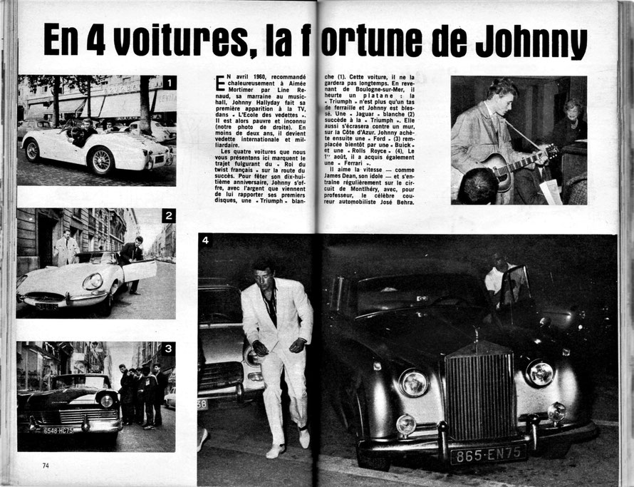 En 4 voitures, la fortune de Johnny