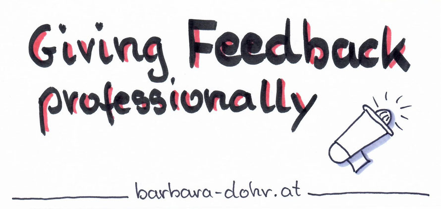 Giving feedback professionally