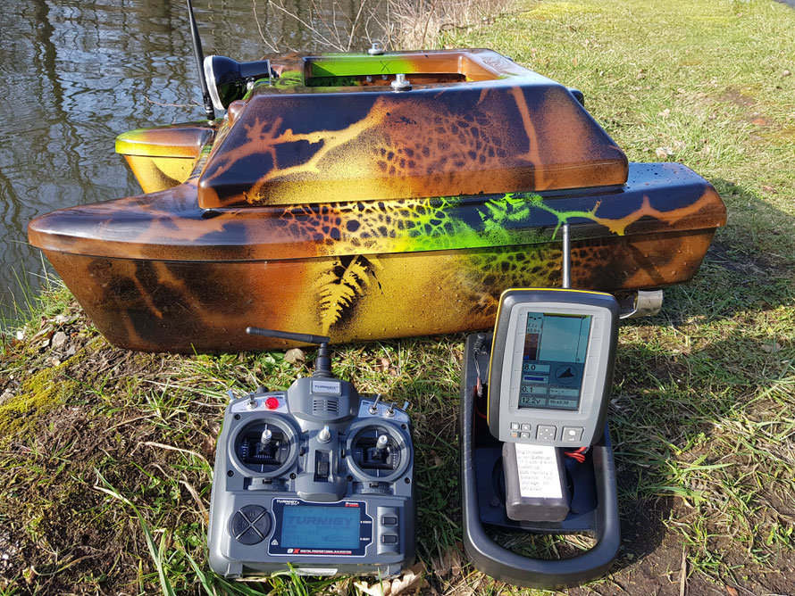 Raymarine pro 5, Carp Pilot pro, onderwatercamera, Ultimate Stealth Cam Dubbele, Ultimate Stealth cam, voerboten, baitboats, visvinder, fishfinder, visvinders, Toslon TF640 , Toslon TF740 , Toslon TF750, karper, 3D Carps , voerboot kopen