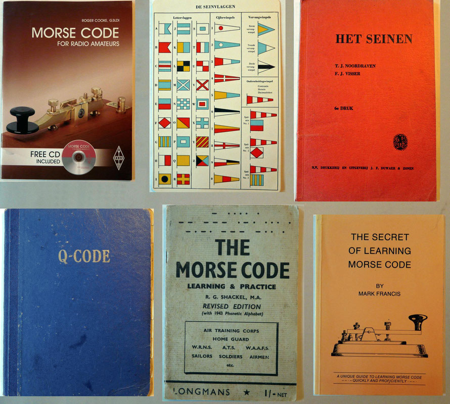  Boek Morse code and keys.