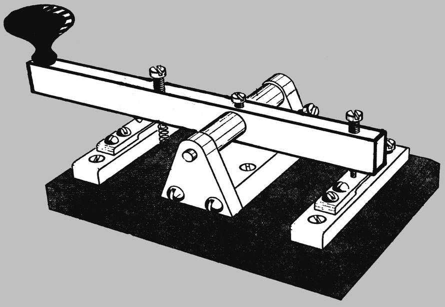 How to make a Morse Key.