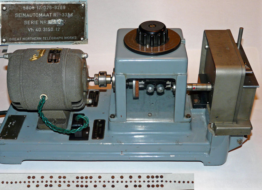 G.N.T. Seinautomaat. Wheatstone-code. Transmitter.  