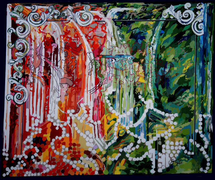 Fontaine sylvestre  146 x 179