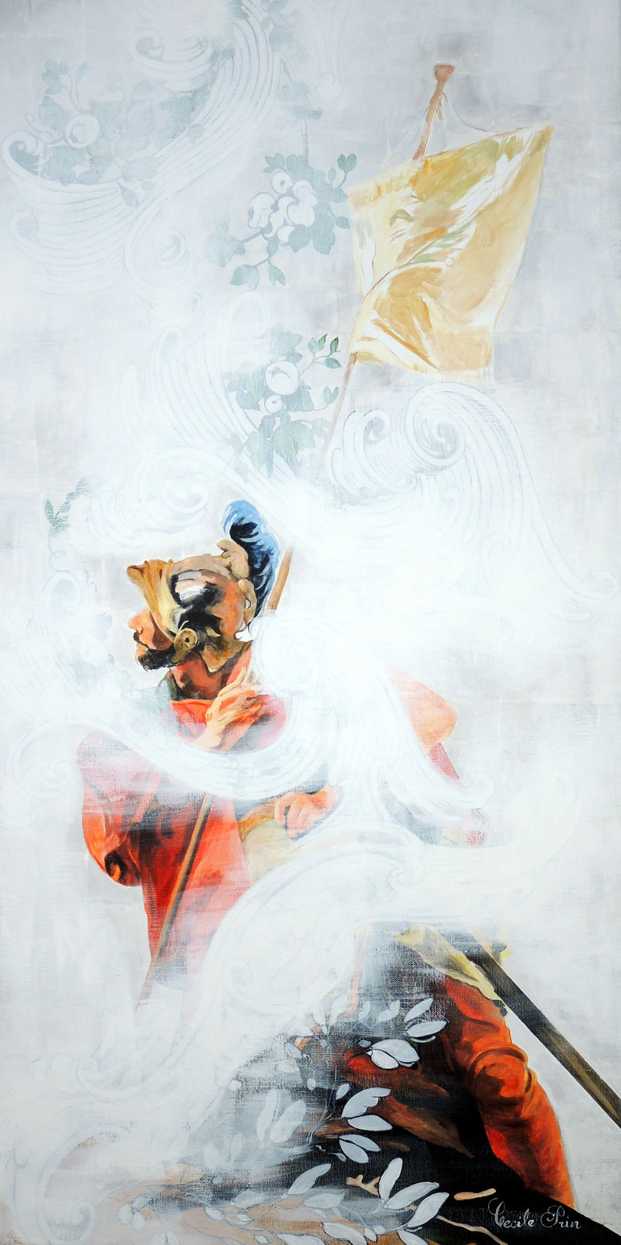 Perdu -  Huile sur toile - 50 x 100
