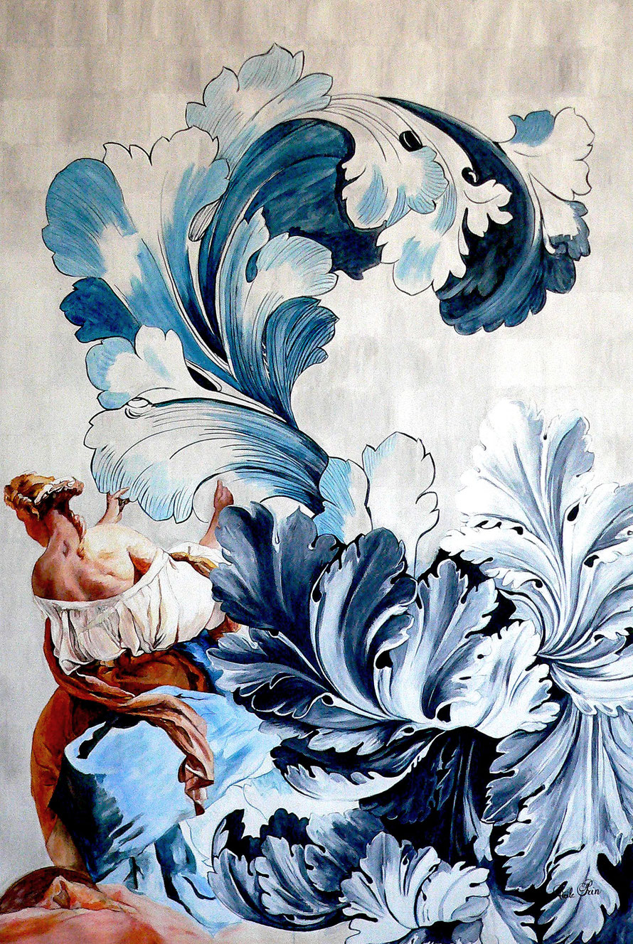 ANGELIQUE   acrylique sur toile   195 x 130