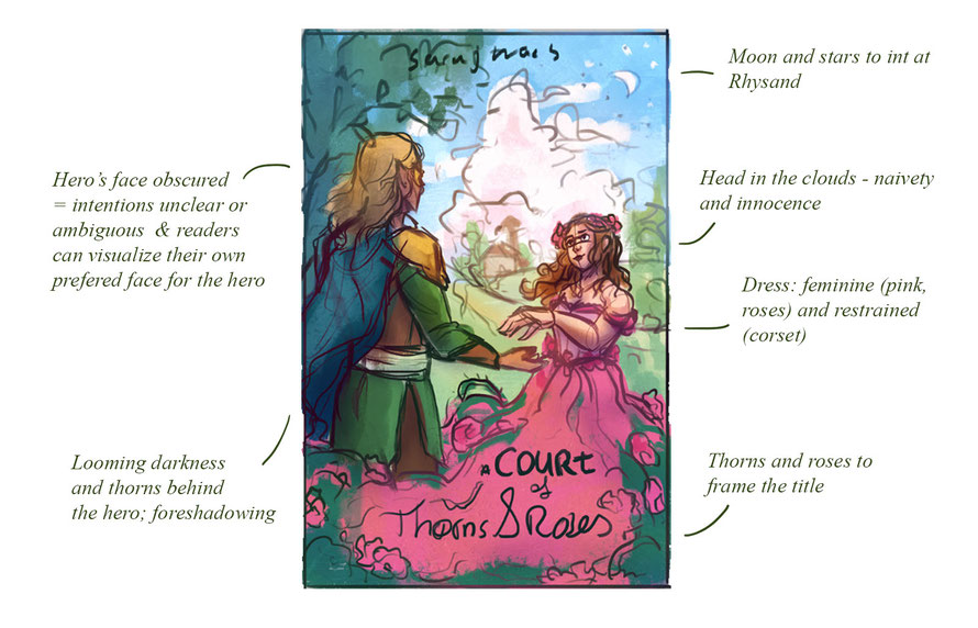 Acotar book cover illustration by Sachiia Draws
