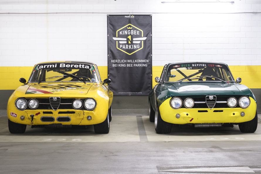 Blick in Oldtimergarage