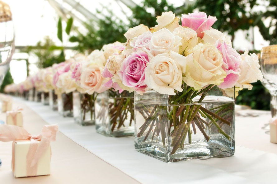 centros de mesa de flores para bodas