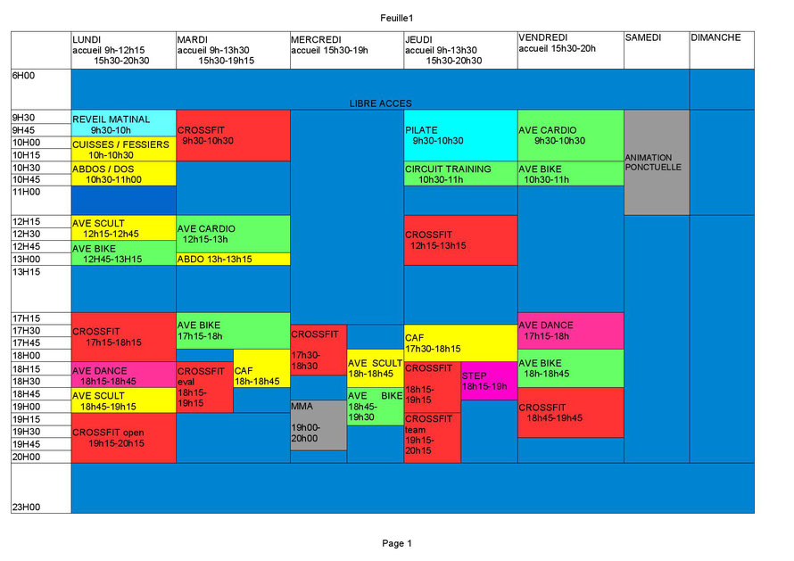 Horaires Et Tarifs Ave Sport Salle De Sport A Annonay