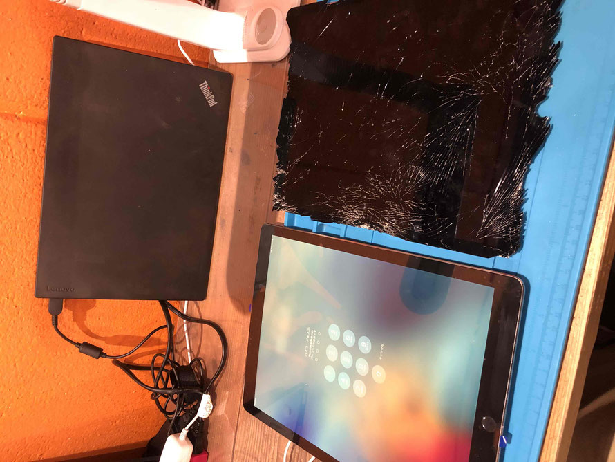 広島のiPhone修理店・ミスターアイフィクスでは、iPadPro12.9のパネル割れ交換修理をどこよりもお安く提供させていただいています。