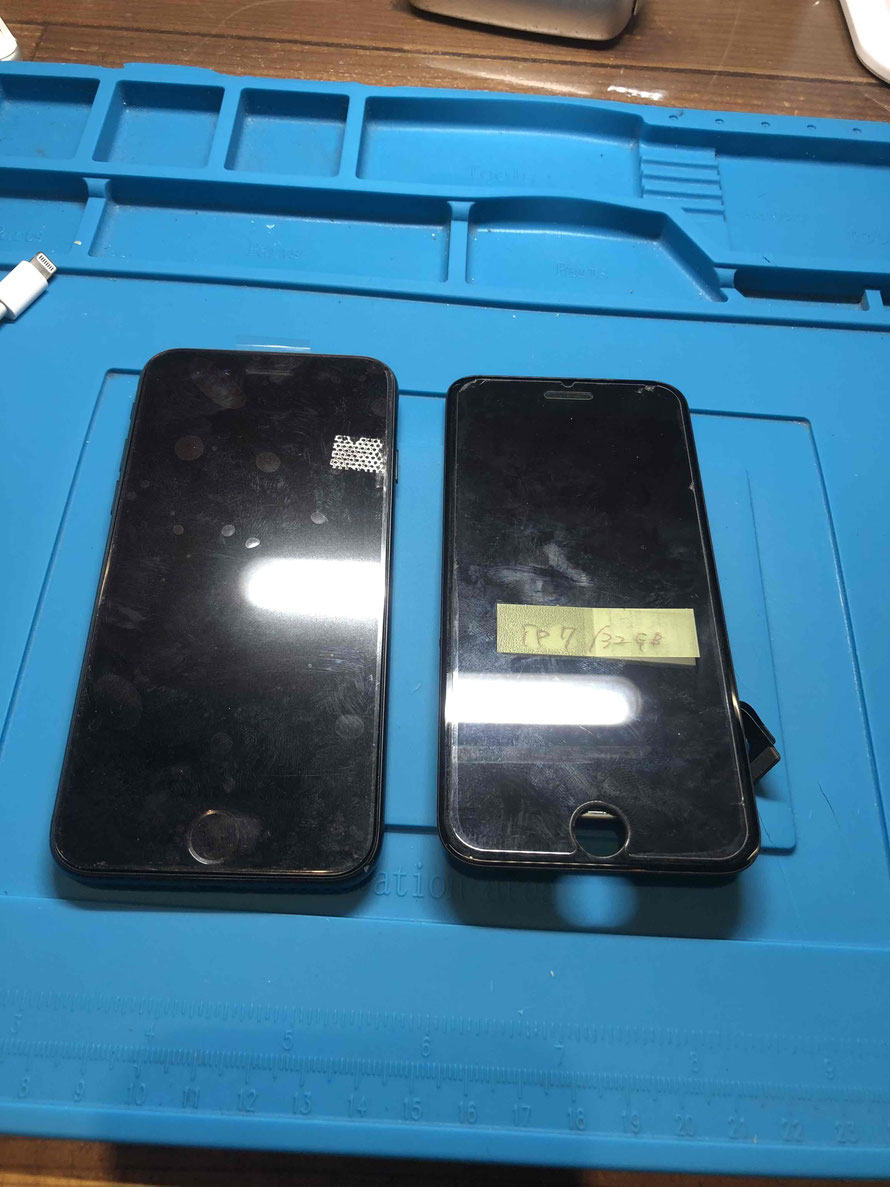 広島のiPhone修理店・ミスターアイフィクスでは、iPhone7のパネル交換をどこよりもお安く提供させていただいています。