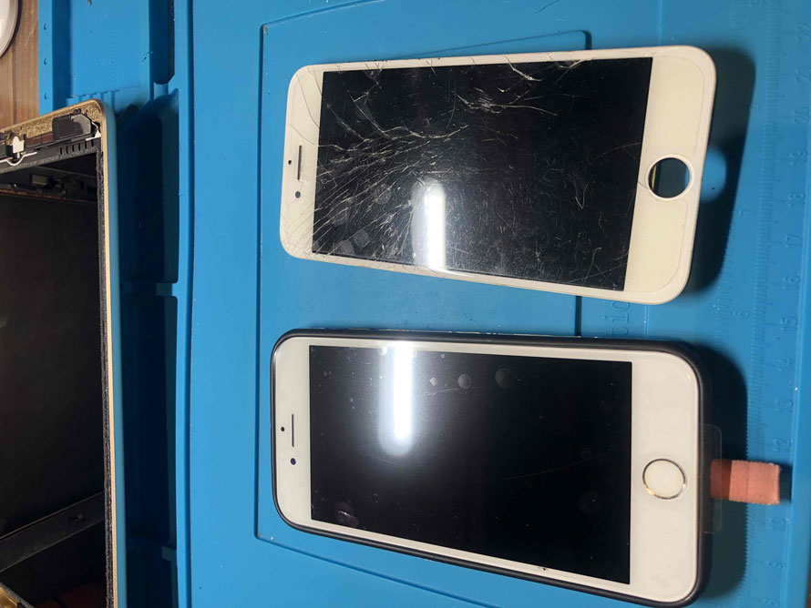 広島のiPhone修理店・ミスターアイフィクスでは、iPhone7のパネル割れ交換をどこよりもお安く提供させていただいています。