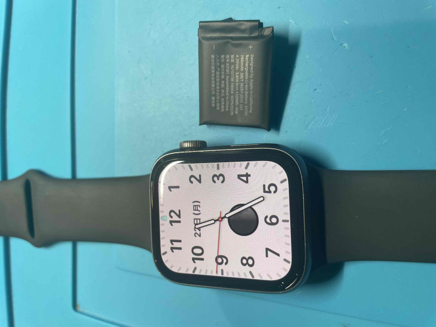 広島のiPhone修理店・ミスターアイフィクスでは、AppleWatchのバッテリー交換をどこよりもお安く提供させていただいています。