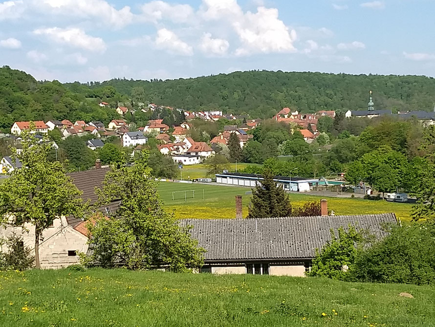 Das Areal auf dem der Sportclub Ebrach 2018 trainiert sah damals so aus...