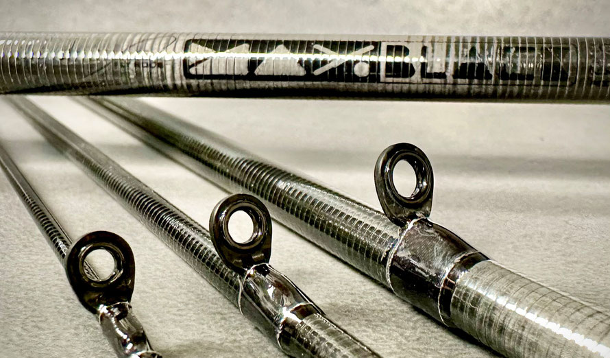 Charcoal Flyrod Handle, Carbon Guides from Atlas