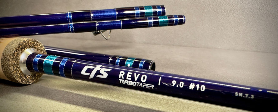 CTS REVO Turbo Taper 10wt 9ft cobalt blue with Juma insert