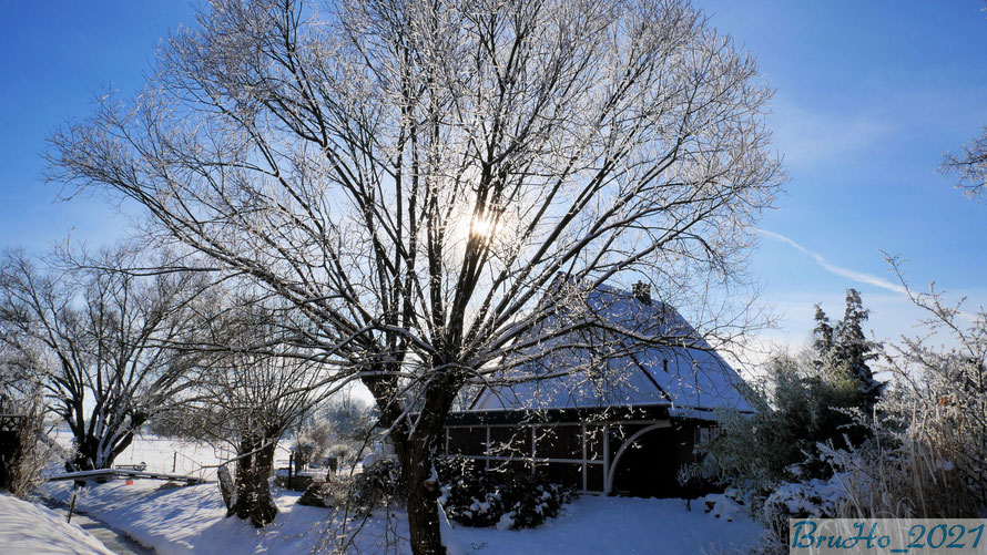 Sonniger Wintertag in Wahrstedt