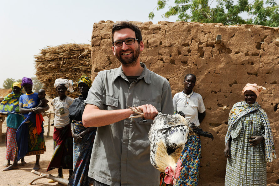 Gastgeschenk in Kaya / Burkina Faso