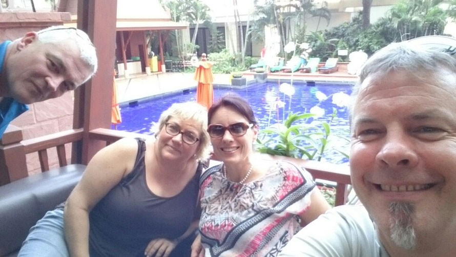 Das erste Bier ist auch schon durch😱