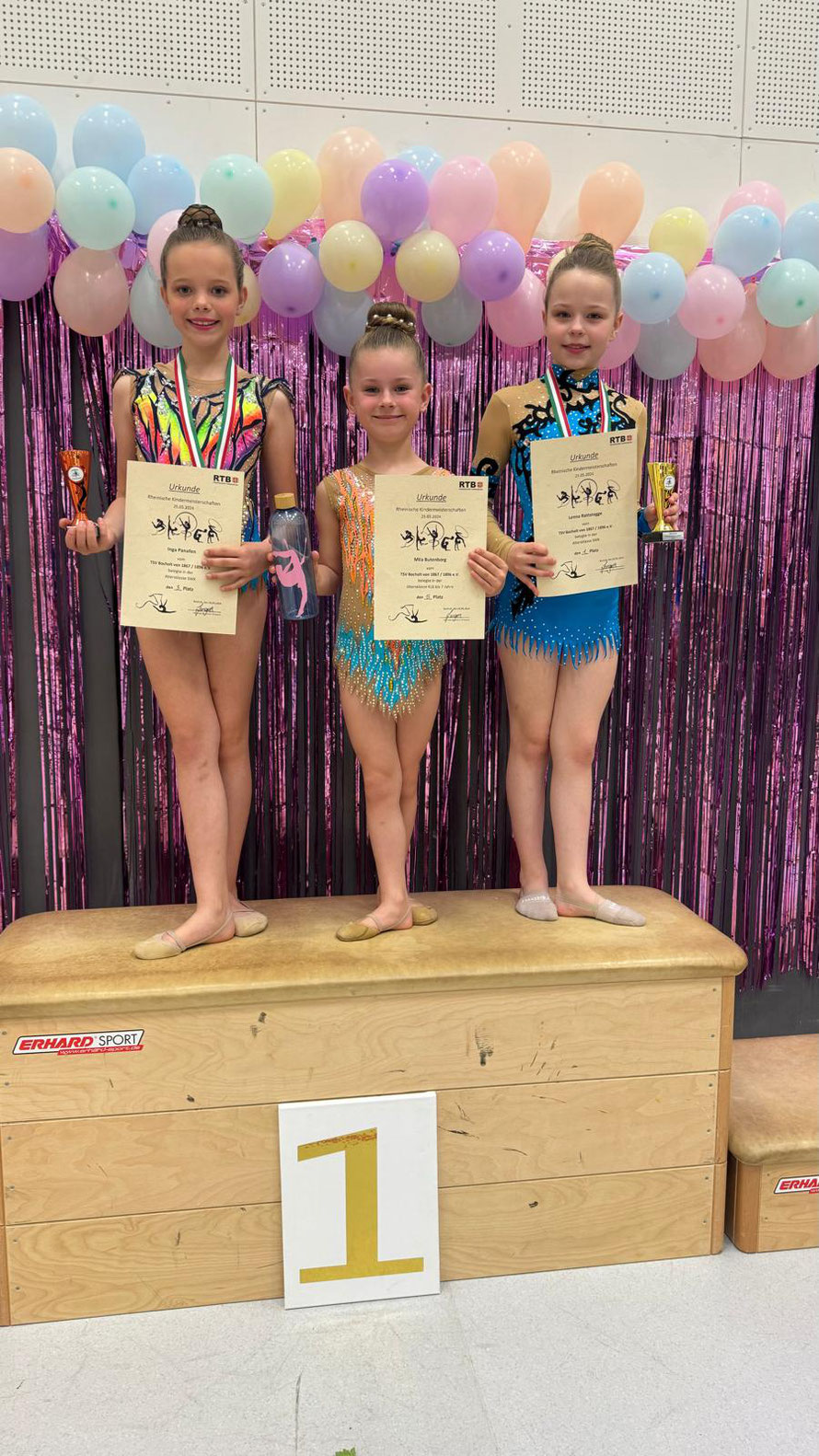 Foto von links: Inga Panofen, Mila Butenborg, Lenna Rottstegge