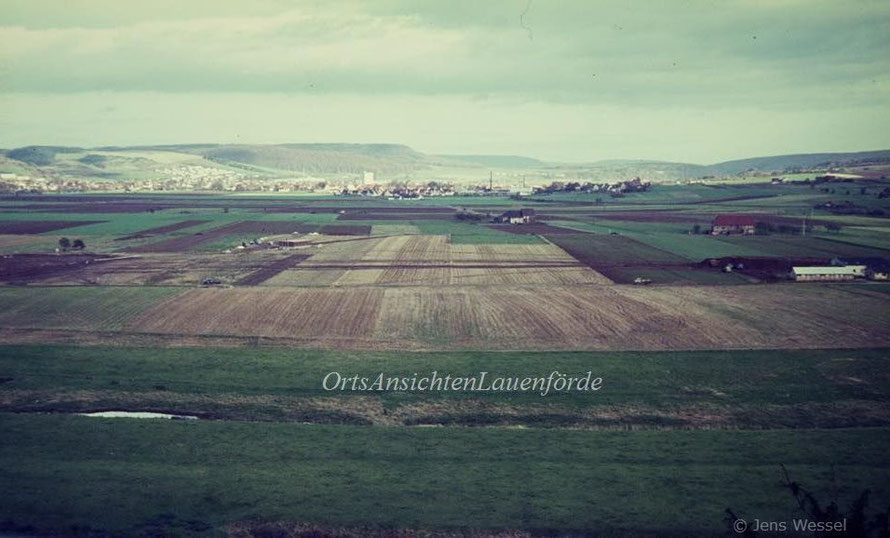 Blick auf Lauenförde und Beverungen. Im Vordergrund, hier entsteht bald ein Atomkraftwerk.