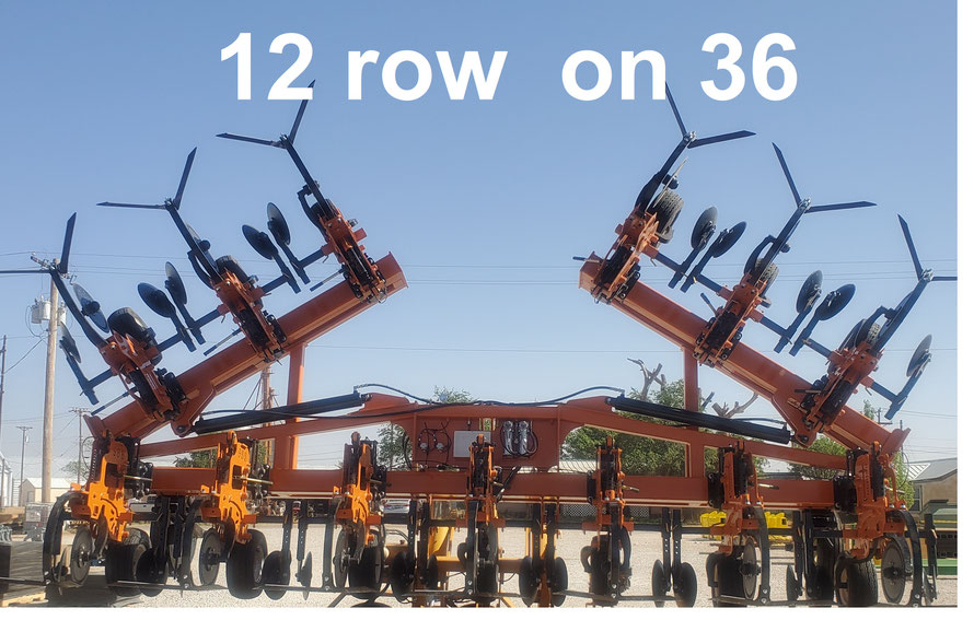 12 row  on 36    988 SMFab Cultivator 