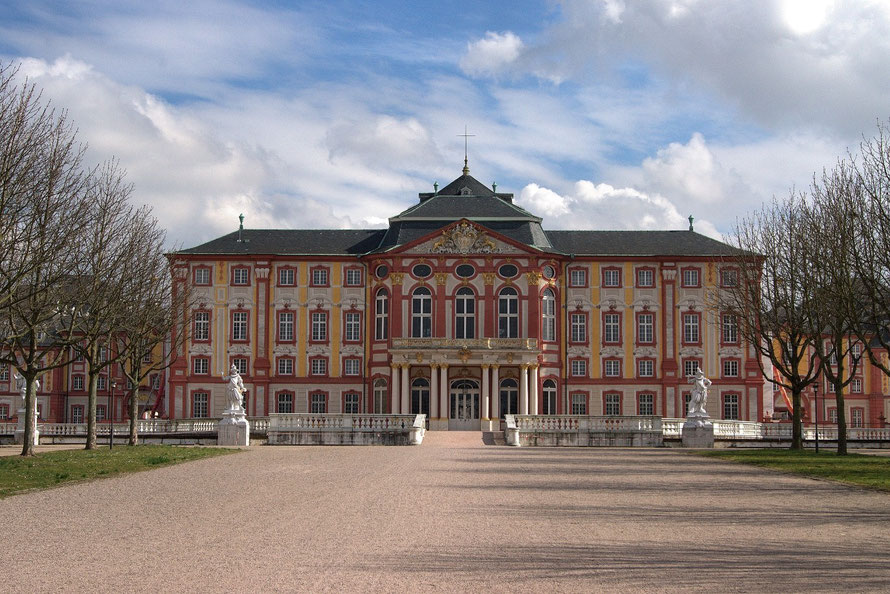 Barockschloss Bruchsal - Gartenseite | Foto Dieter Müller