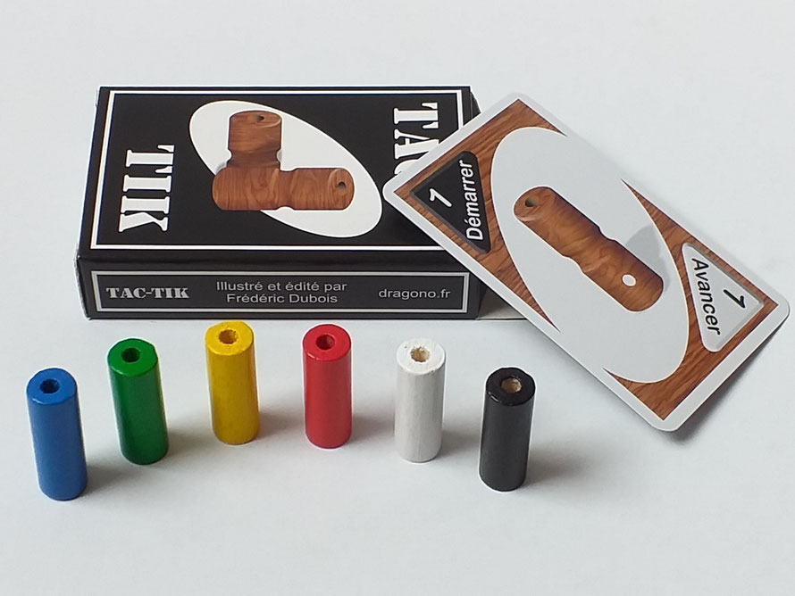 pions et jeu de cartes tac-tik