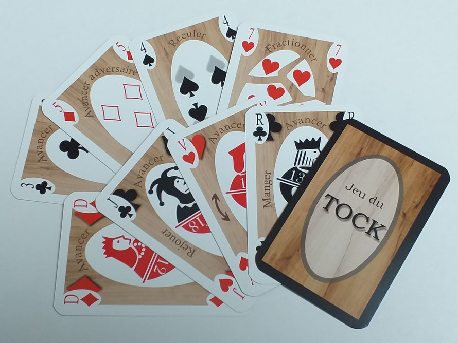 Jeu de cartes du Tock toc petits chevaux canadien
