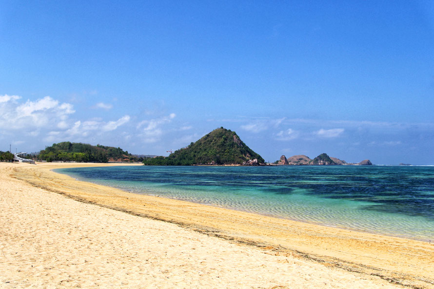 Der Kuta-Beach im Süden von Lombok