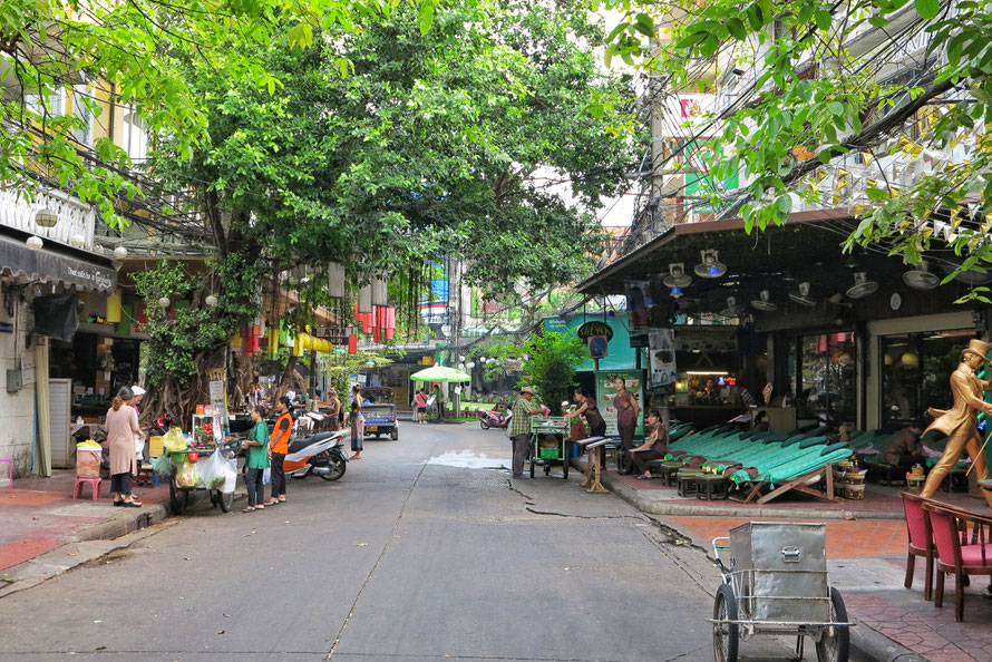 Parallelstraße zur Khao San Road