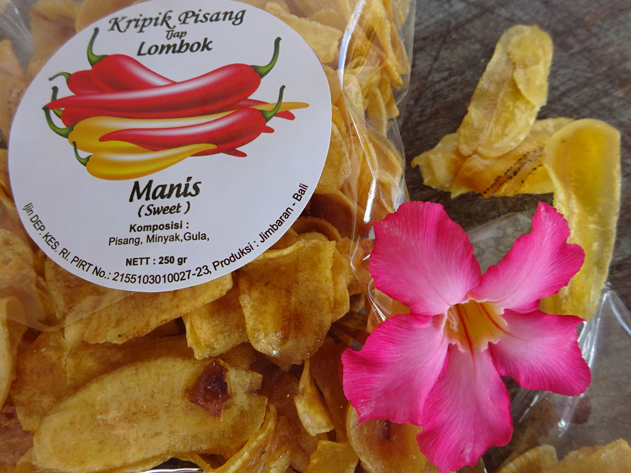 Kripik pisang dari Tjap Lombok