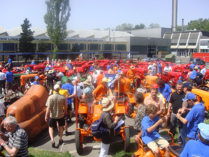 60 Jahre Porsche Traktor am Bodensee - Jubiläum auf dem Tognum-MTU Werksgelände