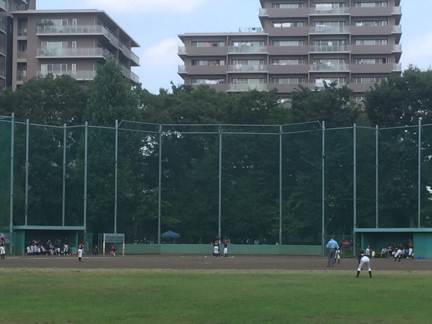 Baseball field at Higashiyamato Minami Park Tokyo Higashiyamato sport picnic tourist spot TAMA Tourism Promotion - Visit Tama　都立東大和南公園　野球場　東京都東大和市　スポーツ　ピクニック　観光スポット　多摩観光振興会