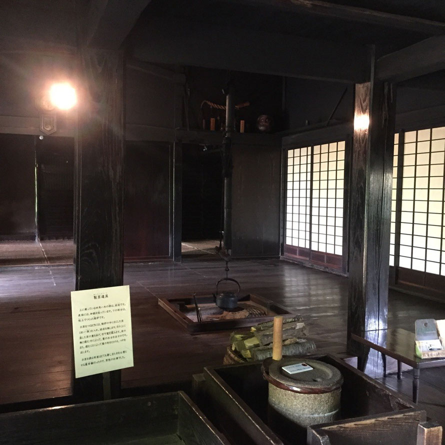 Inside of Old Shimoda Family House Tokyo Hamura historic tourist spot　旧下田家住宅　室内　東京都羽村市　国指定重要有形民俗文化財　羽村市郷土博物館　歴史　観光　スポット