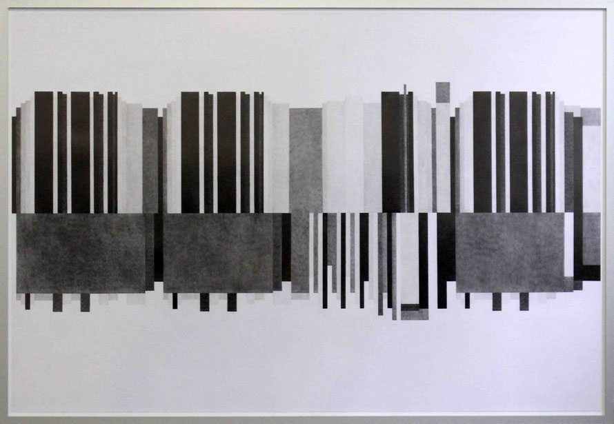 Altfranzösisches Lied, 2017, Bleistift auf Papier, 88 x 129 cm